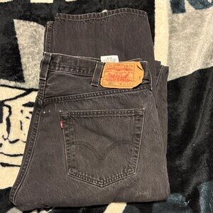 Levi's Men's Dark Gray Straight Jeans